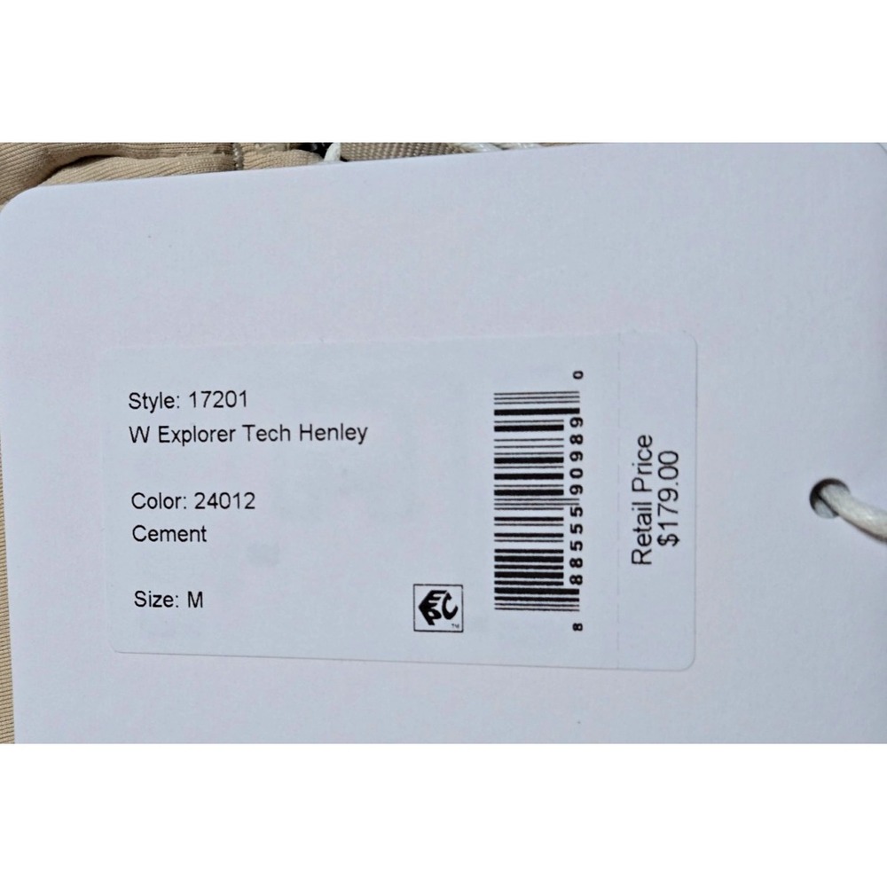 Obermeyer Explorer Tech Henley Womens M Cement NWT - Picture 8 of 12
